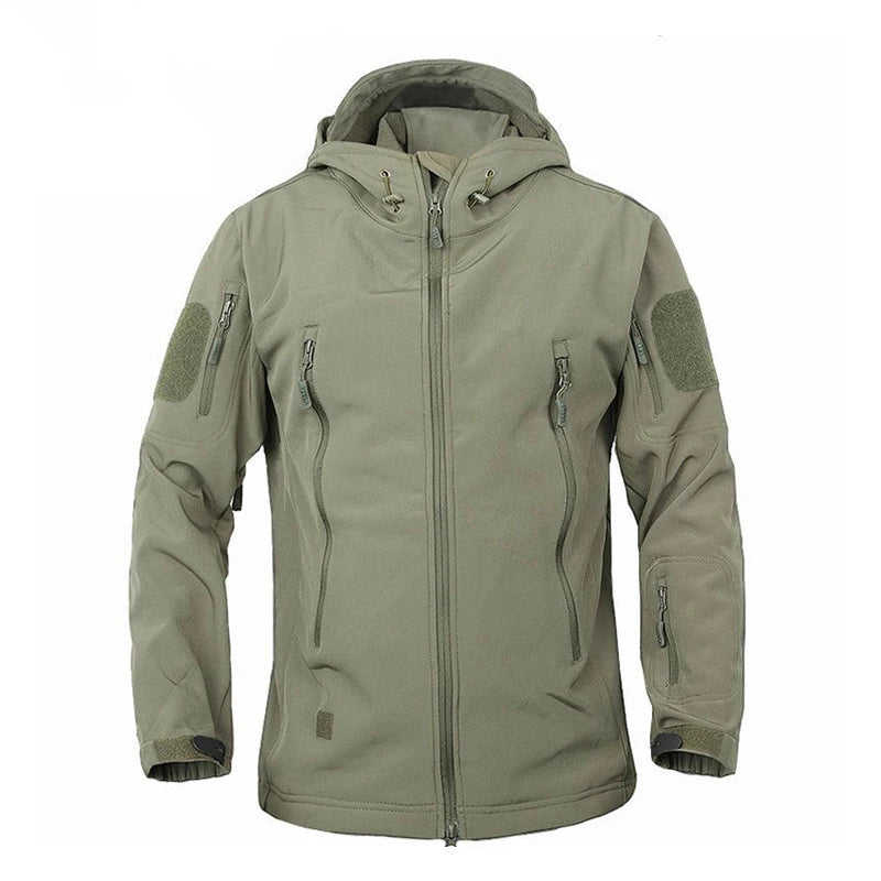 Unisex Outdoor Waterproof Softshell Jacket Polartec Windproof Rainproof