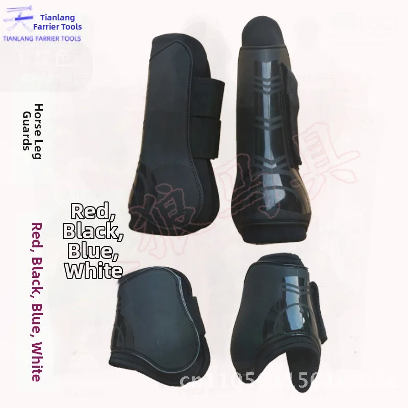 Neoprene Horse Leg Warmers And Leg Guards For Equestrian Care