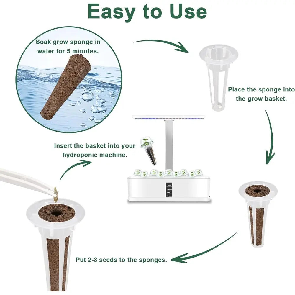 Gourmet Herb Seed Starter Kit 14 Pod Hydroponics Compatible