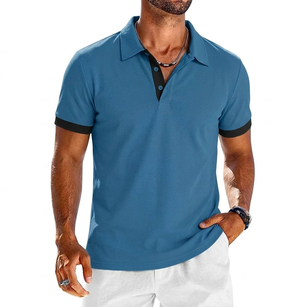 Animal Game Mens Summer Polo Shirt Short Sleeve Breathable