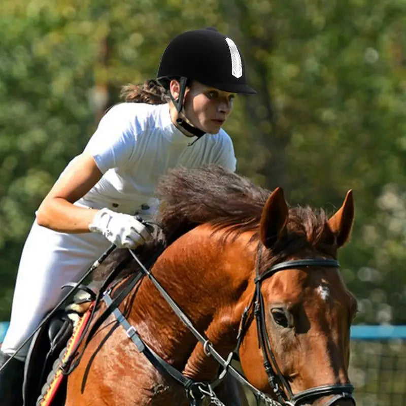 Equestrian Horse Riding Helmet Breathable ABS Safety Headgear