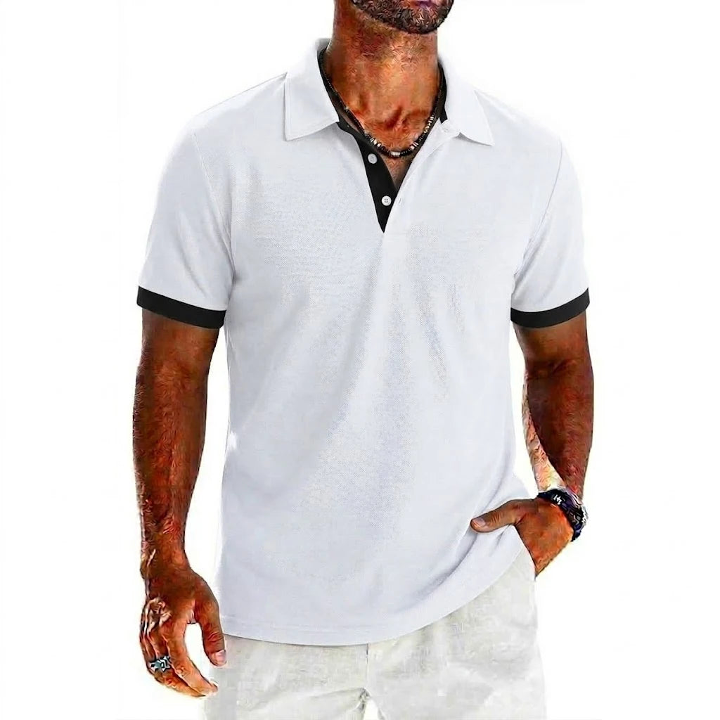 Animal Game Mens Summer Polo Shirt Short Sleeve Breathable