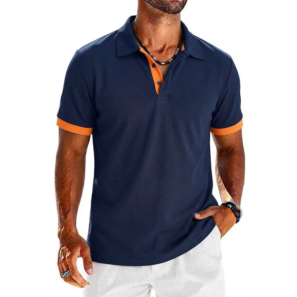 Animal Game Mens Summer Polo Shirt Short Sleeve Breathable