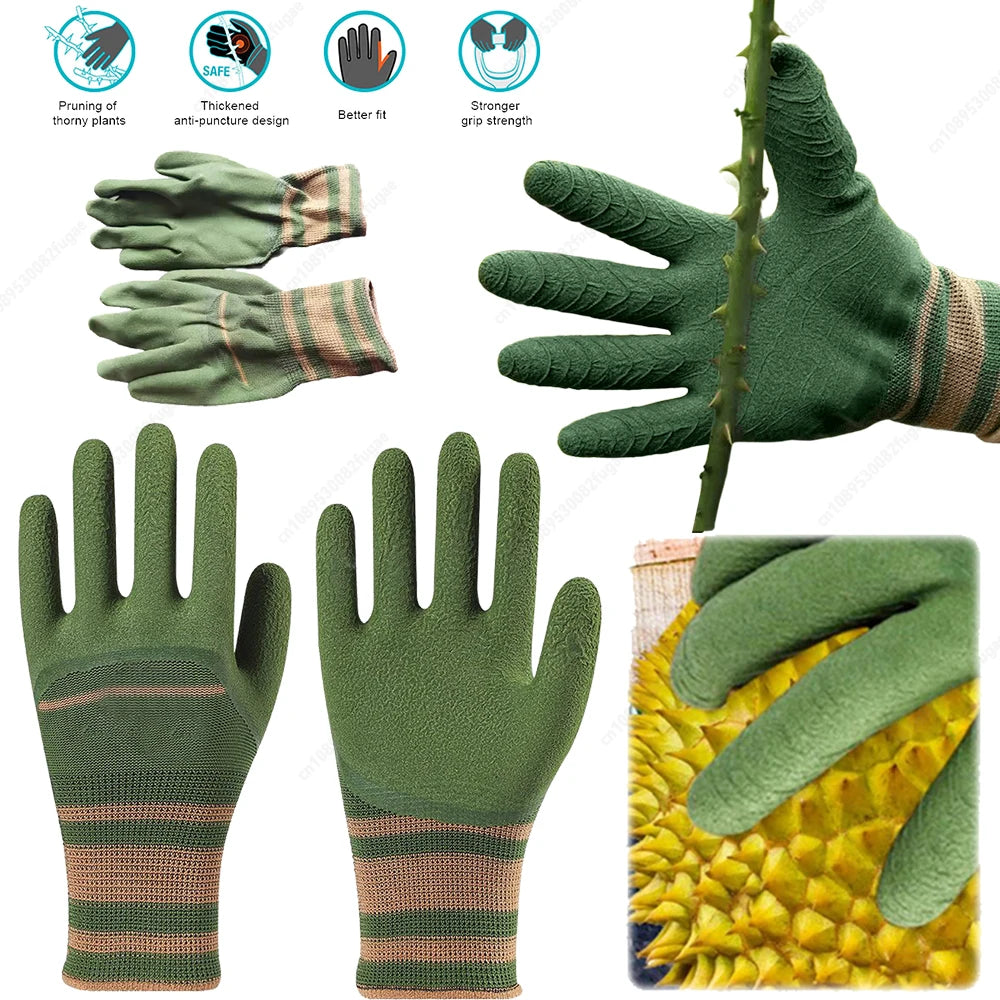 NONECN Thorn Proof Gardening Gloves Waterproof For Cactus Roses Blackberry