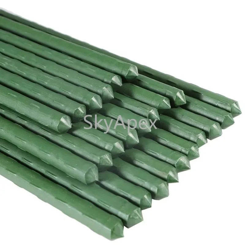Plastic Coated Hollow Steel Plant Stakes For Climbing Plants