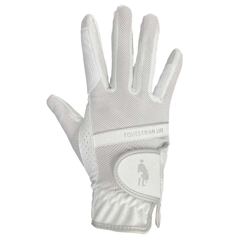 Equestrian Sports Gloves, Elastic Mesh Gloves, Non-Slip, Breathable, Wear-Resistant Riding Gloves, Rider Equipment