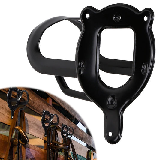 VKTECH Horse Bridle Rack With Tubes And Screw Hooks