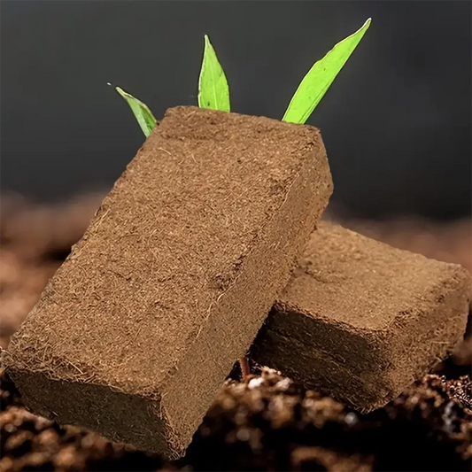 Natural Coconut Shell Fiber Bricks For Gardening Soil Regulator