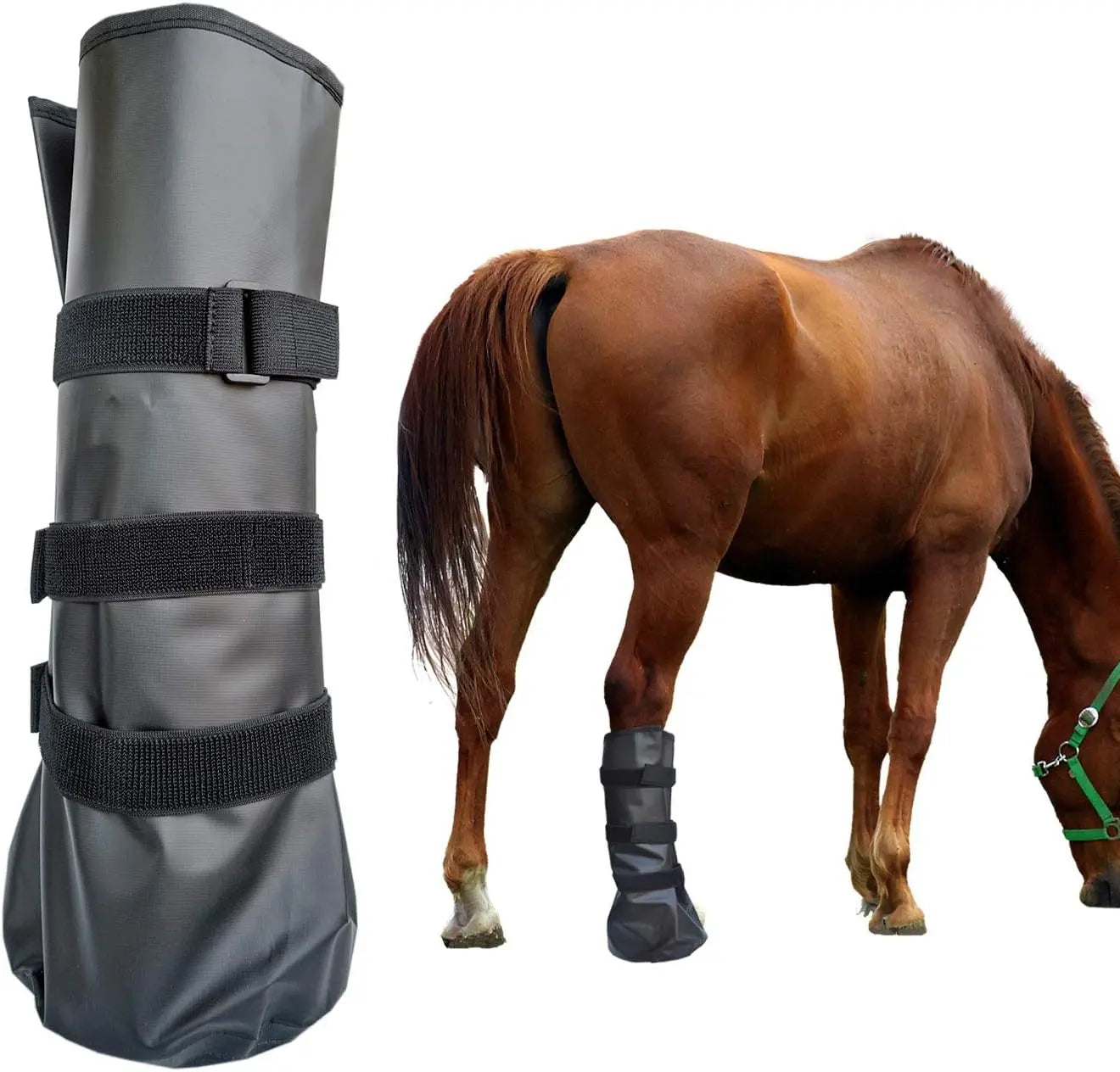 Heavy Duty Hoof Soaking Boots With EVA Pads Leakproof For Equine Care