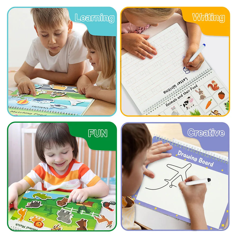 Busy Book for Toddlers and Preschool Learning Activities Autism Toys