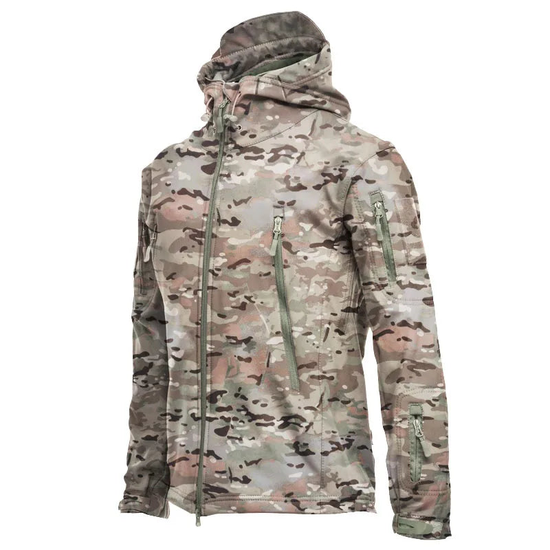 Unisex Outdoor Waterproof Softshell Jacket Polartec Windproof Rainproof