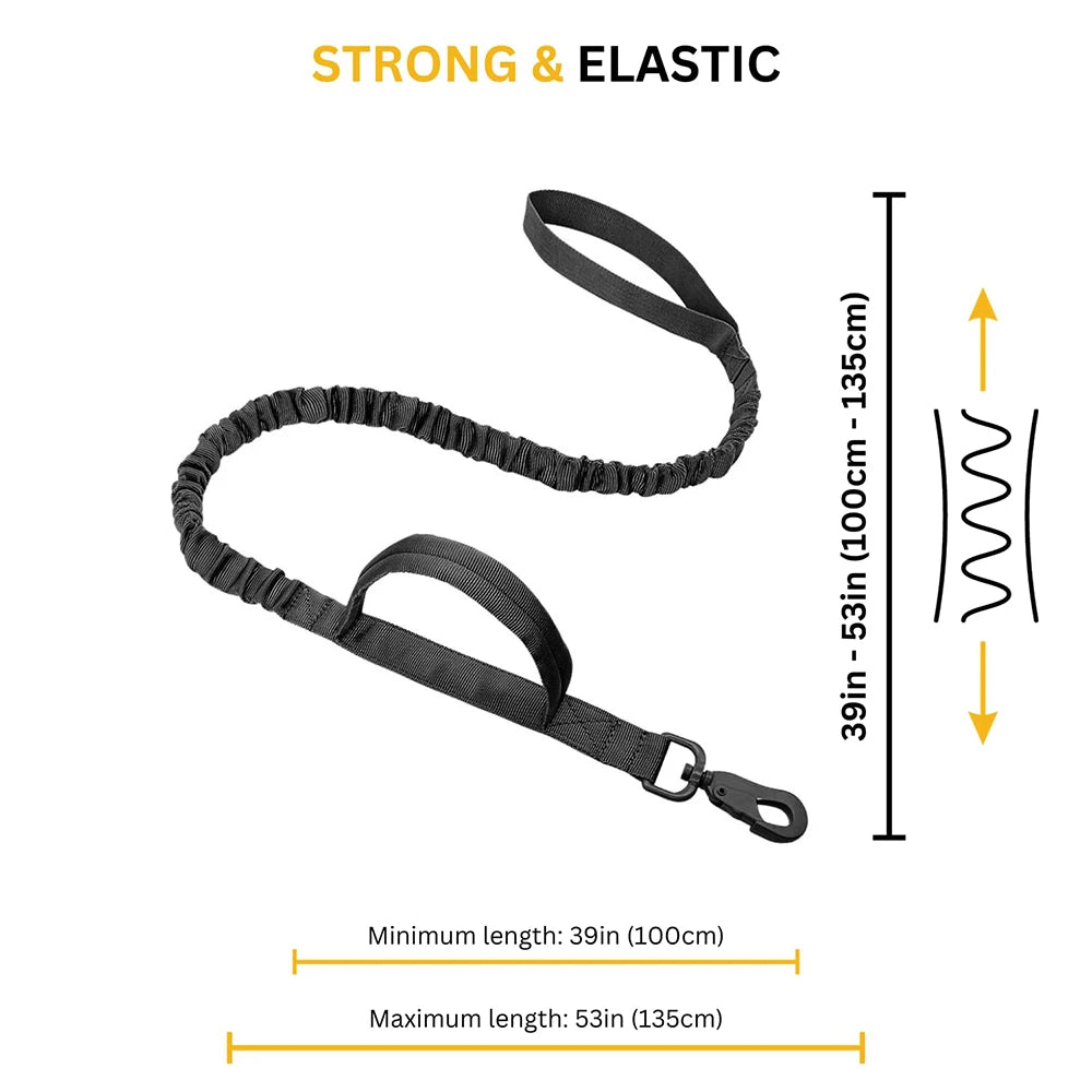 PETRAVELCN Tactical Dog Harness Leash Set for Large Dogs