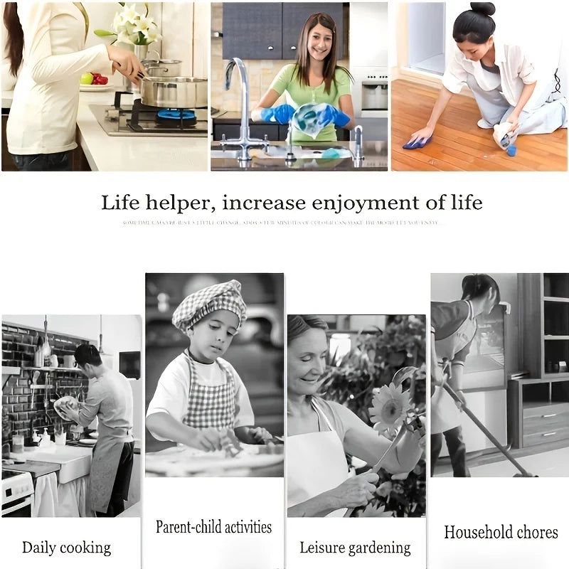 Thickened Waterproof Canvas Apron With Pockets Crossback Adjustable