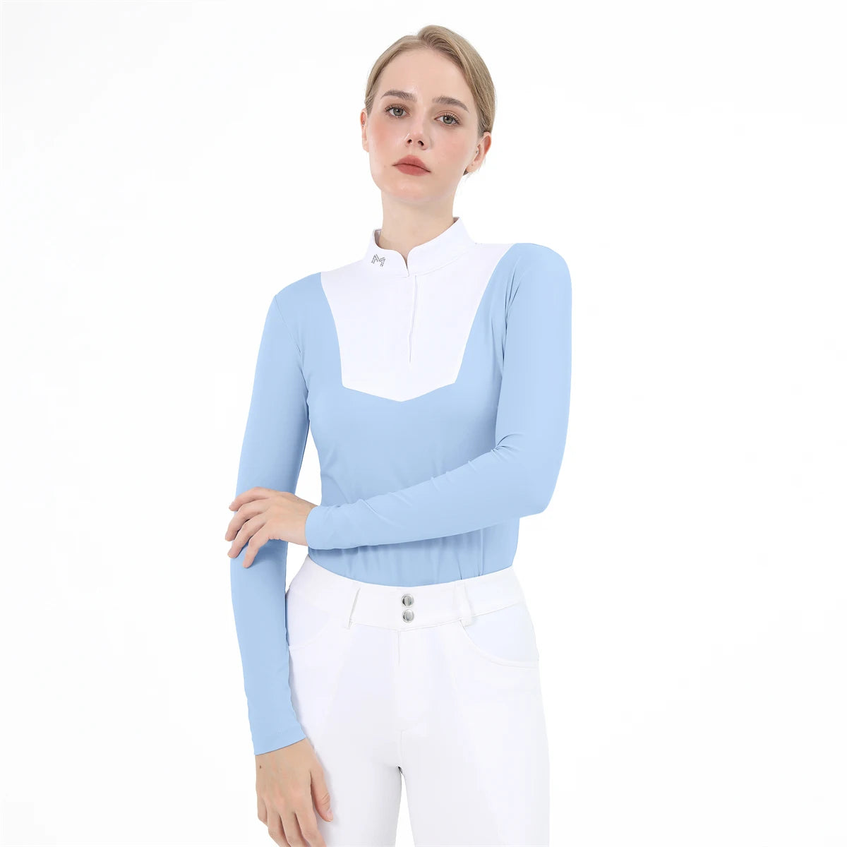 Women Equestrian Base Layer Long Sleeve Breathable Top
