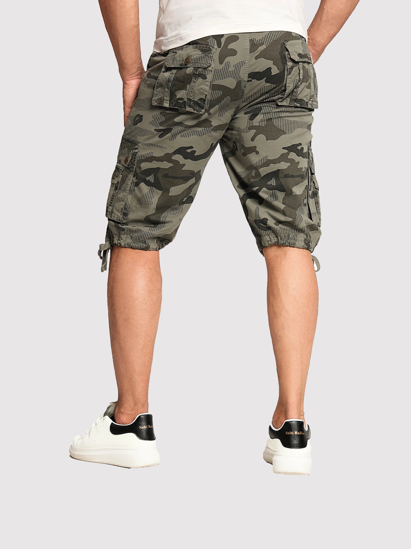 Men's Summer Workwear Shorts Regular Fit Cotton Casual