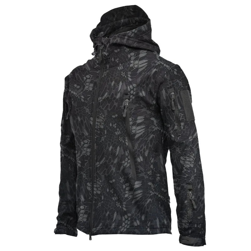 Unisex Outdoor Waterproof Softshell Jacket Polartec Windproof Rainproof