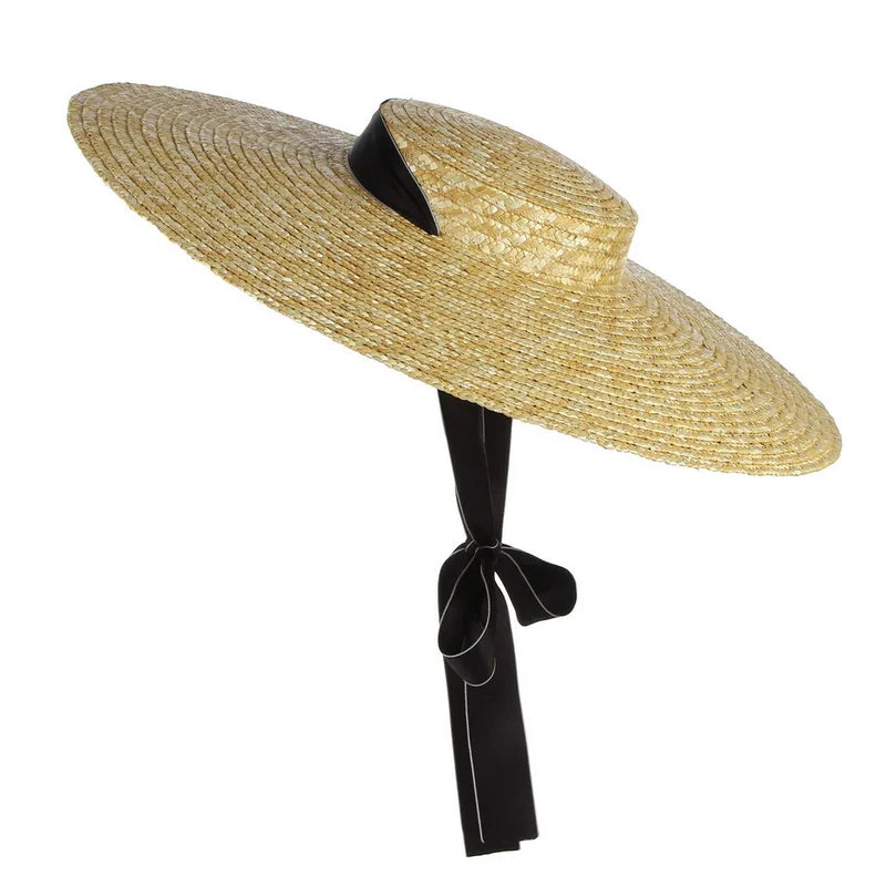 Gemvie Women Sun Hat Large Brim Straw Beach Vacation Hat