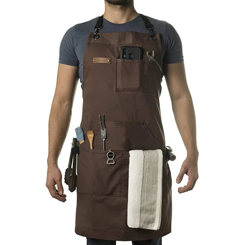 Jiangxi Choice Heavy Duty Canvas Apron With Tool Pockets