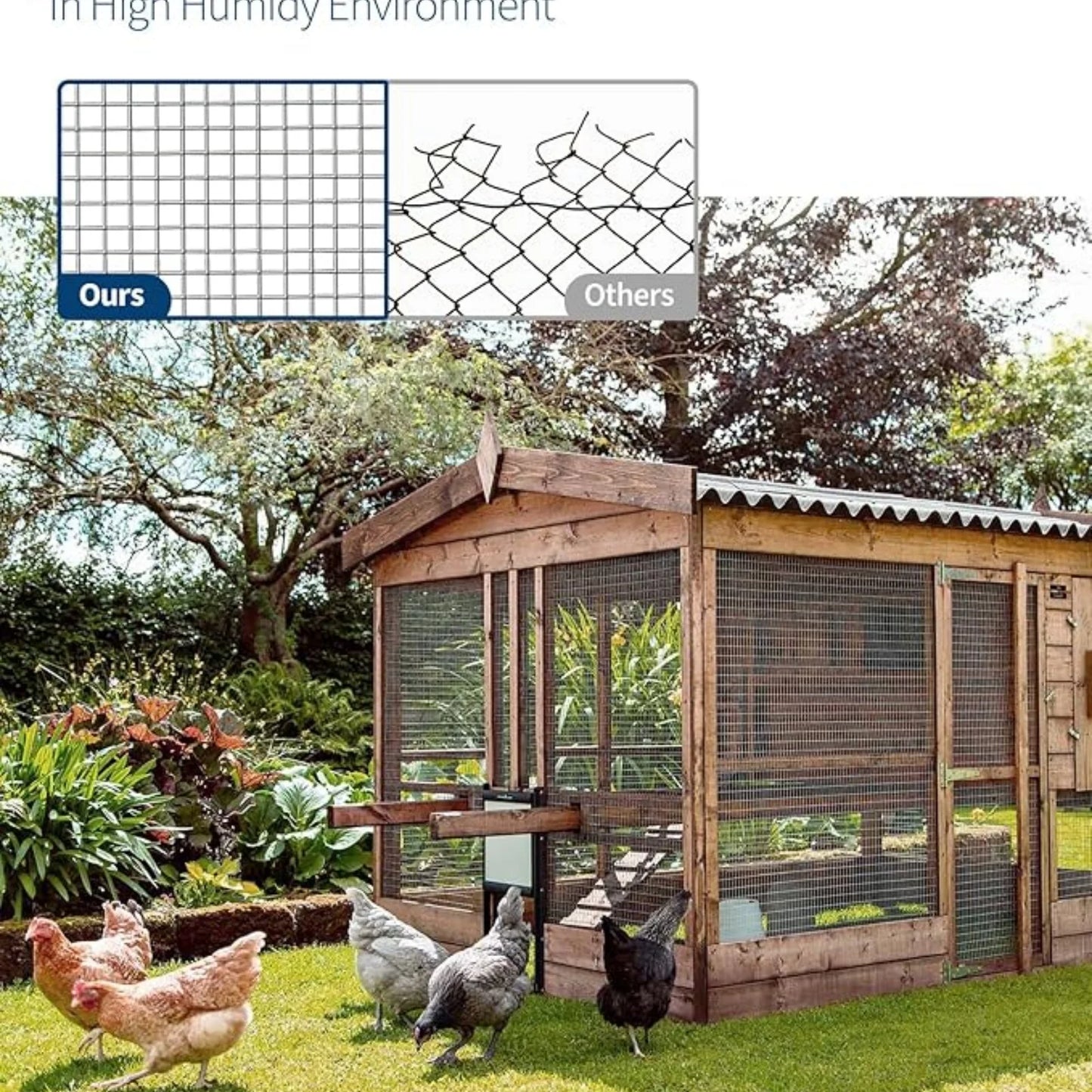 Galvanized Hardware Cloth Welded Wire Mesh For Poultry Fencing