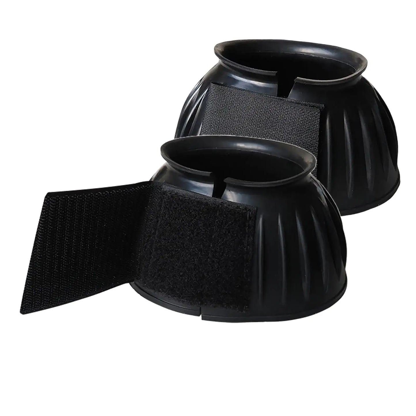 2x Horse Bell Boots Overreach Boot Equine Hoof Protector Comfortable XL 8.6cmx9.9cm