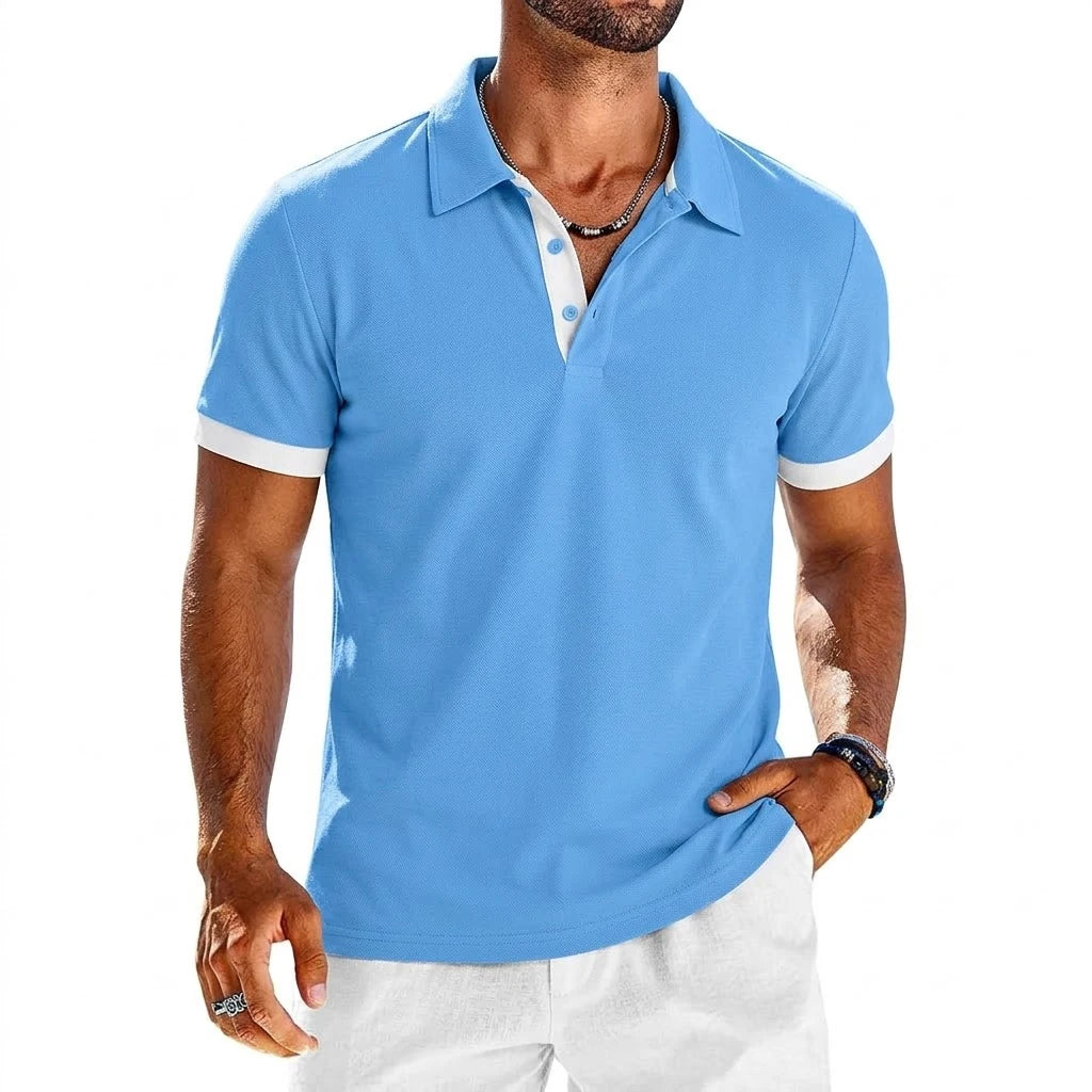 Animal Game Mens Summer Polo Shirt Short Sleeve Breathable