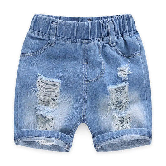 Baby Spring Jeans for Boys Elastic Waist Denim Pants