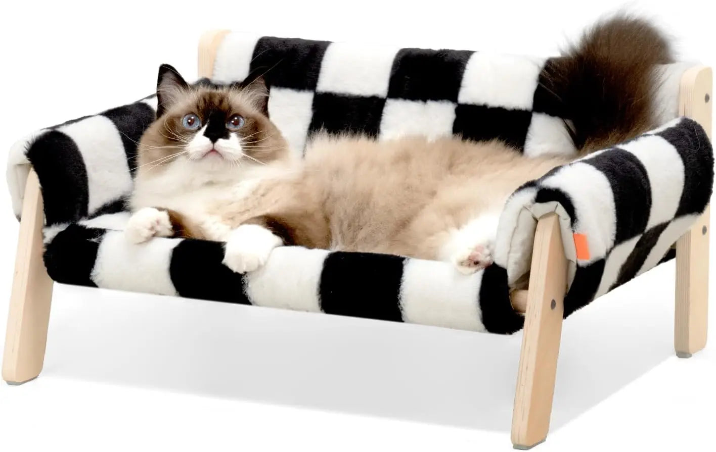 MEWOOFUNCN Cat Couch Bed Pet Sofa With Removable Mattress Cover