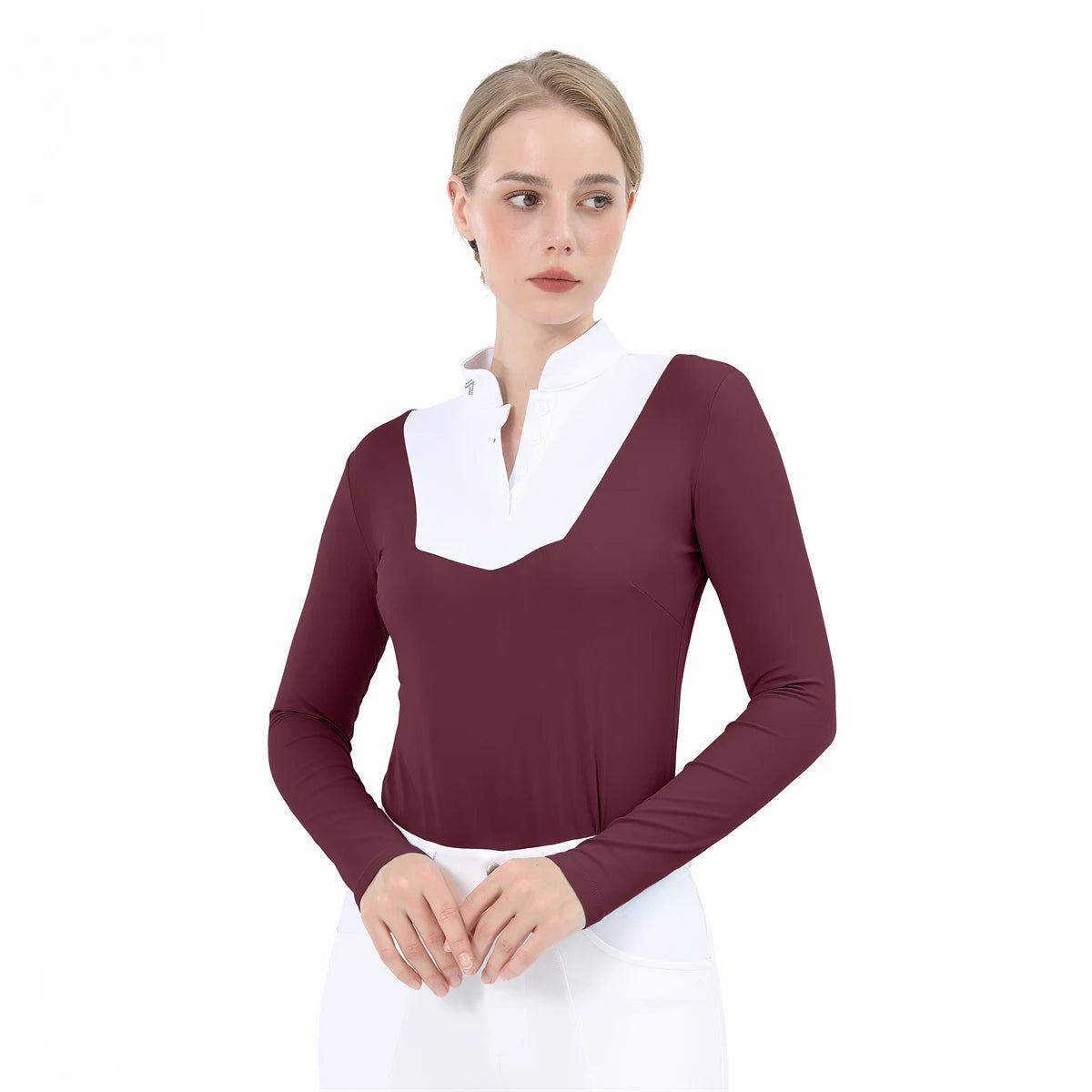 Women Equestrian Base Layer Long Sleeve Breathable Top