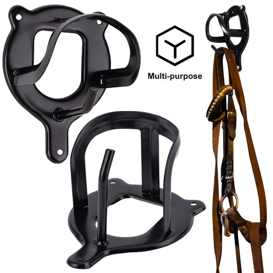 Laimanei Wall Mounted Horse Bridle Rack For Barn Tack Storage
