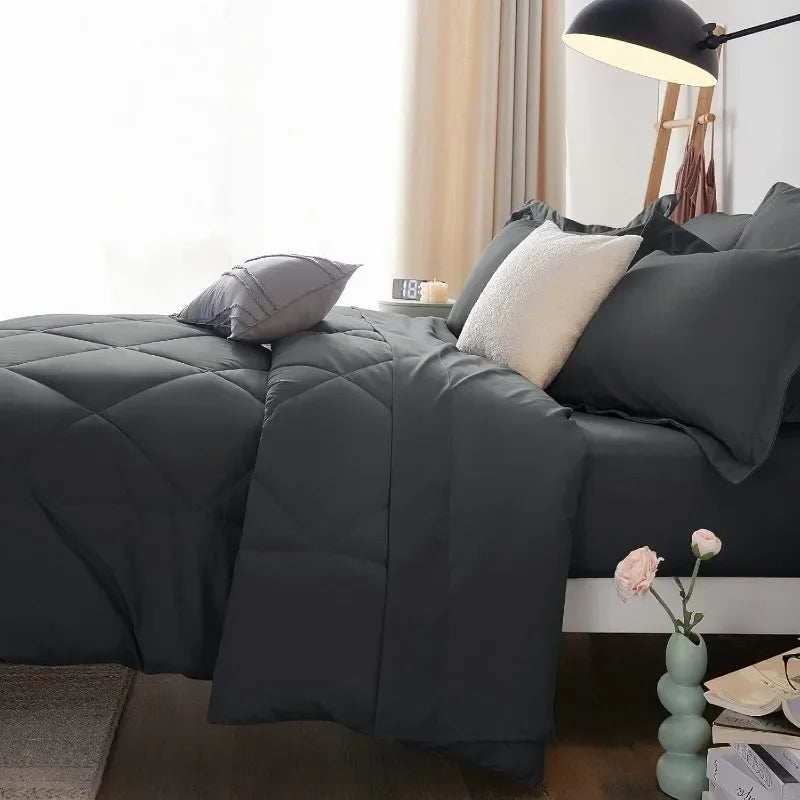 Luxury Bamboo Fiber 460 Gr Down Alternative Comforter Set