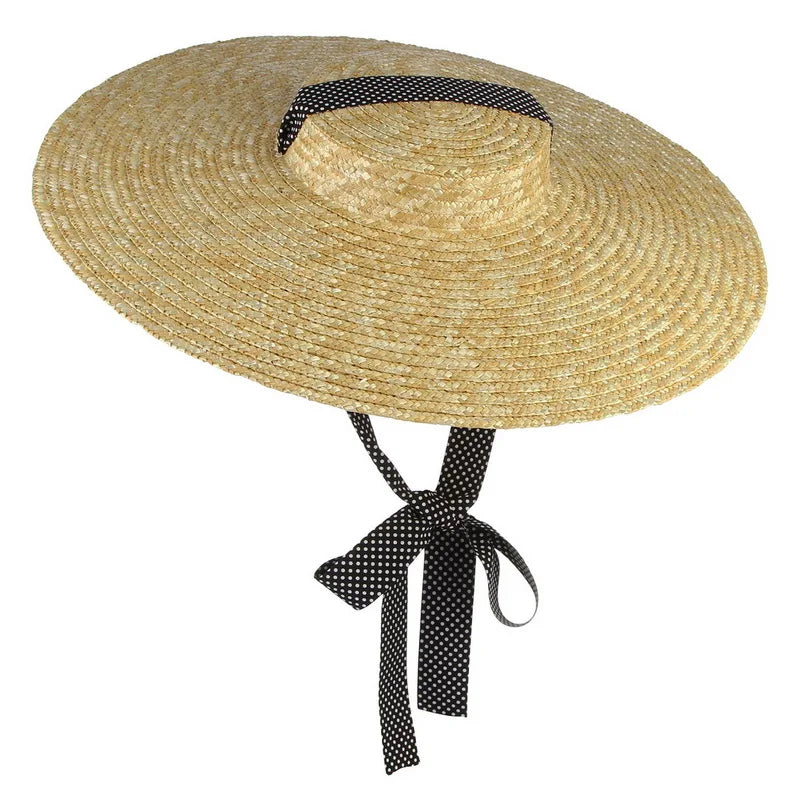 Gemvie Women Sun Hat Large Brim Straw Beach Vacation Hat
