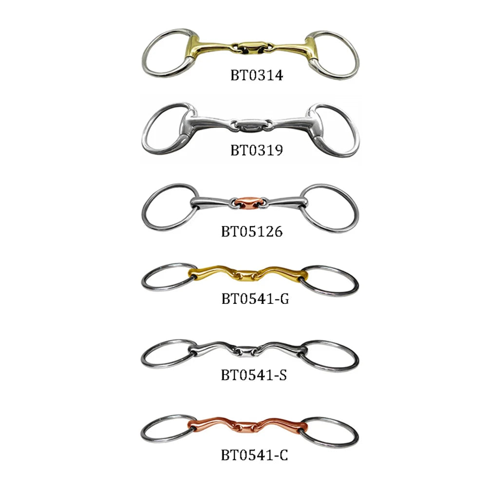 Stainless Steel Eggbutt Snaffle Bit For Horse Training