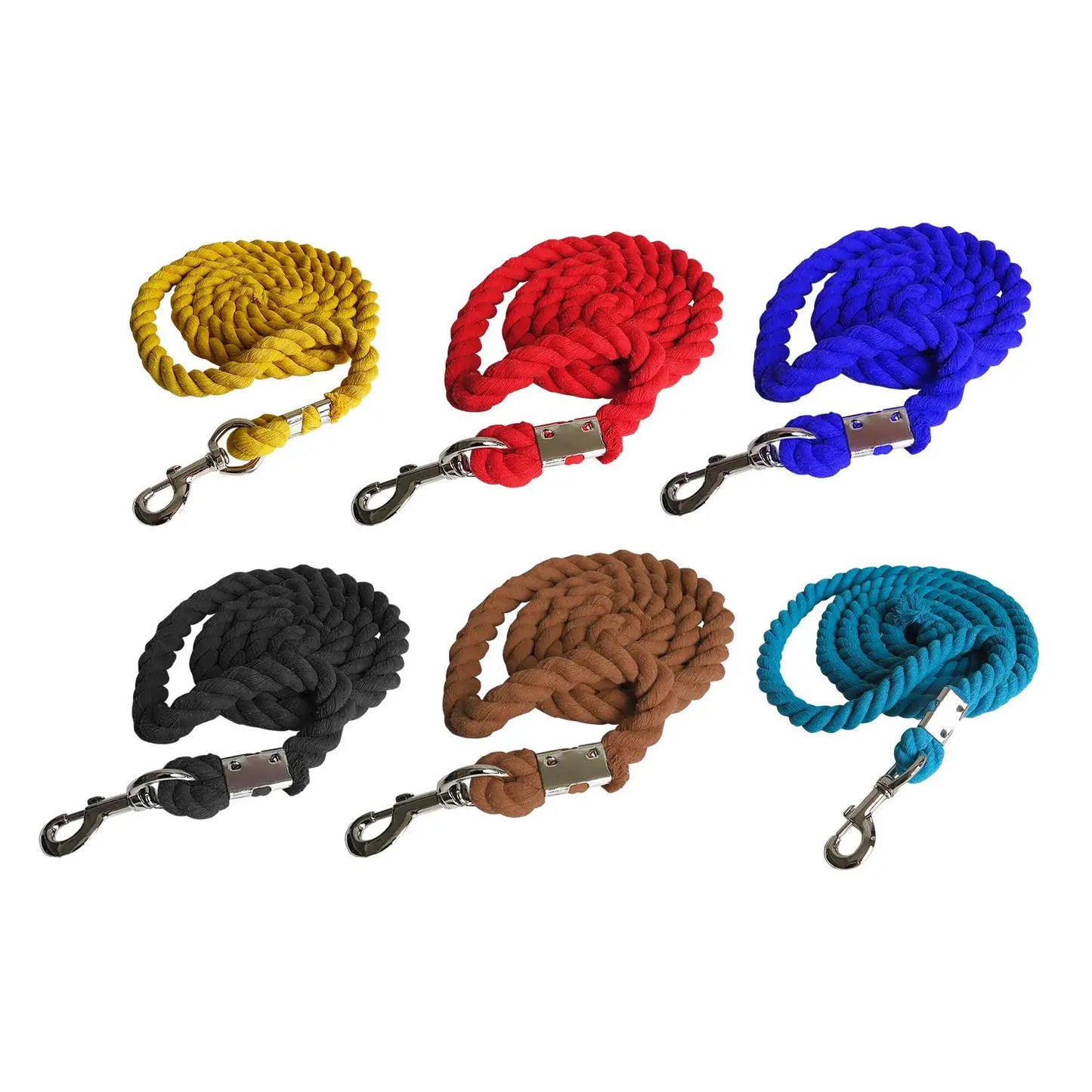Tooyful Horse Lead Rope Durable Handmade Soft Bolt Snap Swivel