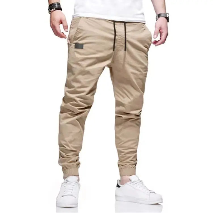 Men's Slim Fit Jogger Cargo Pants Multi Pocket Sweatwear