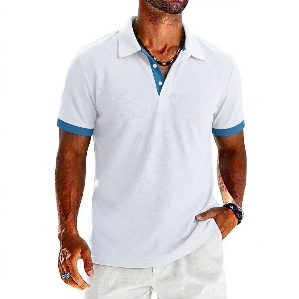 Animal Game Mens Summer Polo Shirt Short Sleeve Breathable