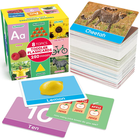 NONE Toddler Flash Cards Alphabet And Numbers Learning