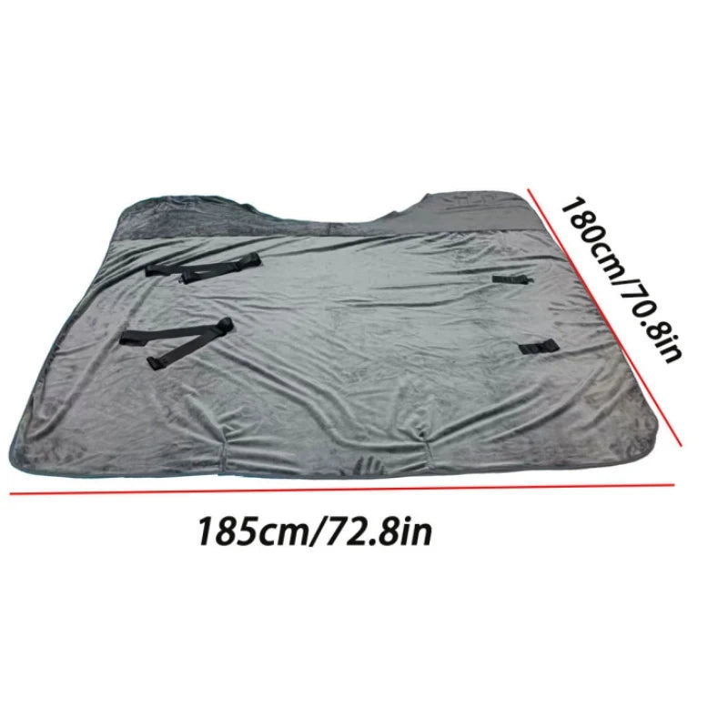 Polar Fleece Horse Rug Blanket Warmth With Adjustable Straps