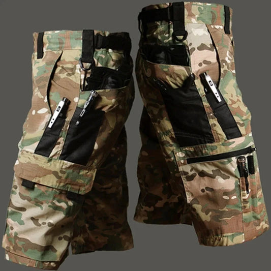 Men's Camouflage Quick Dry Shorts For Outdoor Hiking And Fishing