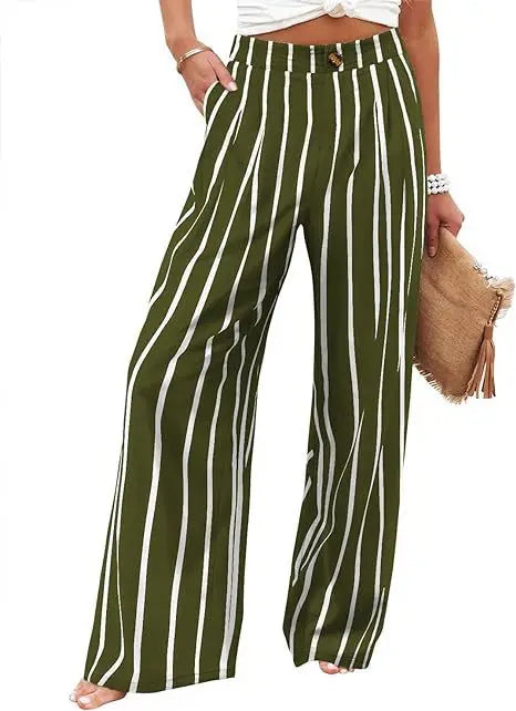 Cakulo Cotton Linen Pants Women Casual Lightweight Trousers With Pockets