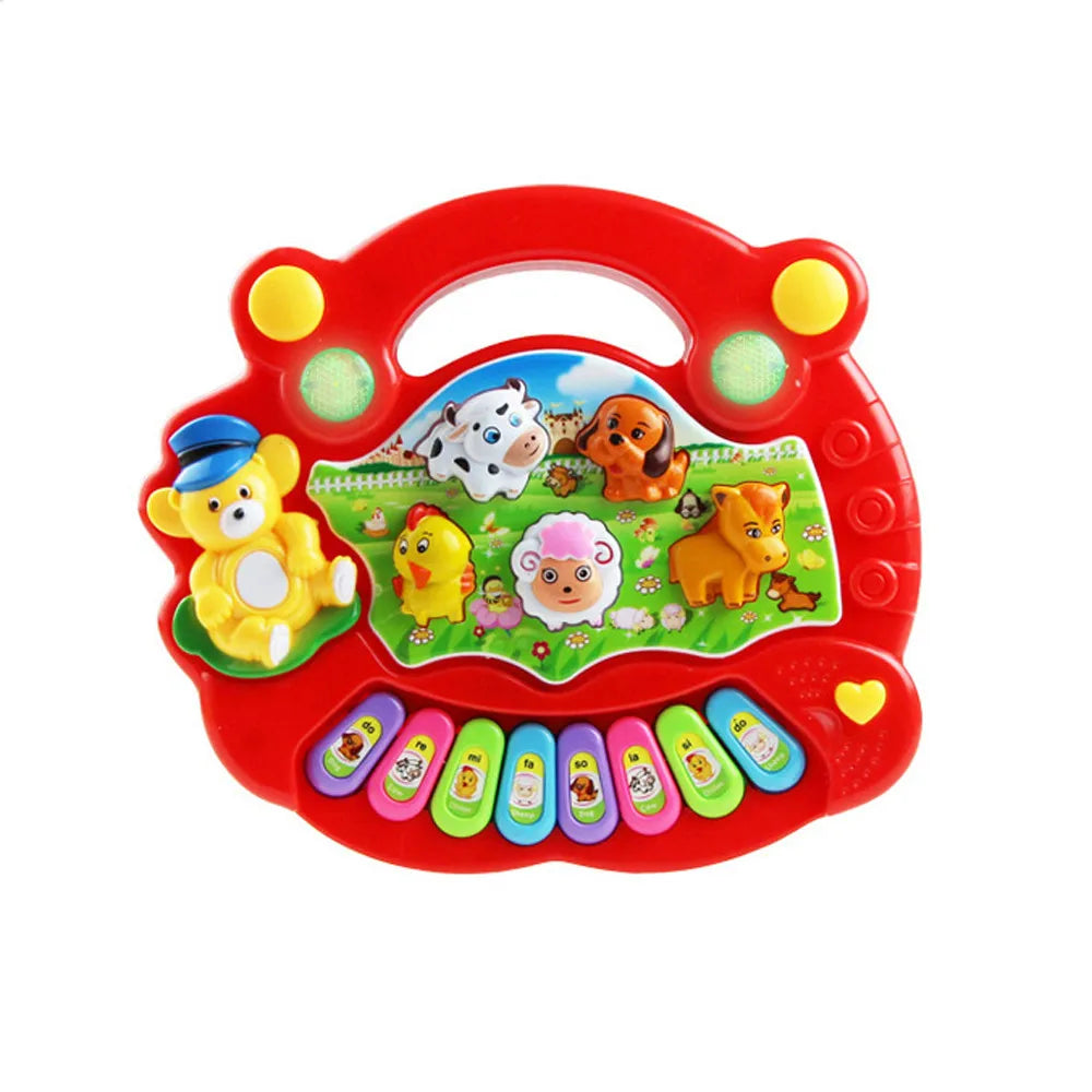 Baby Musical Toy Animal Sounds Keyboard Educational Toy