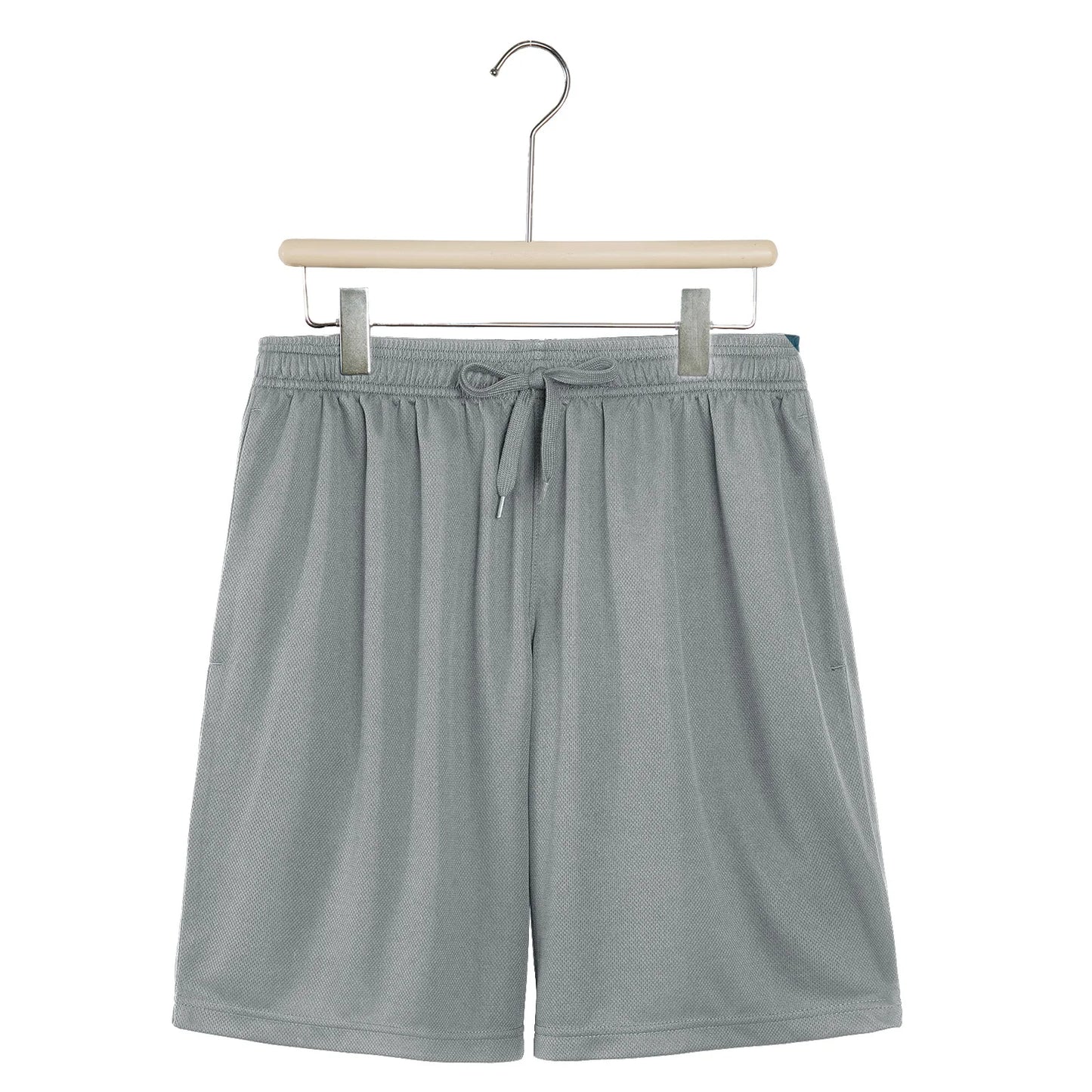 NONECN Men's Quick Dry Polyester Sports Shorts With Elastic Pocket