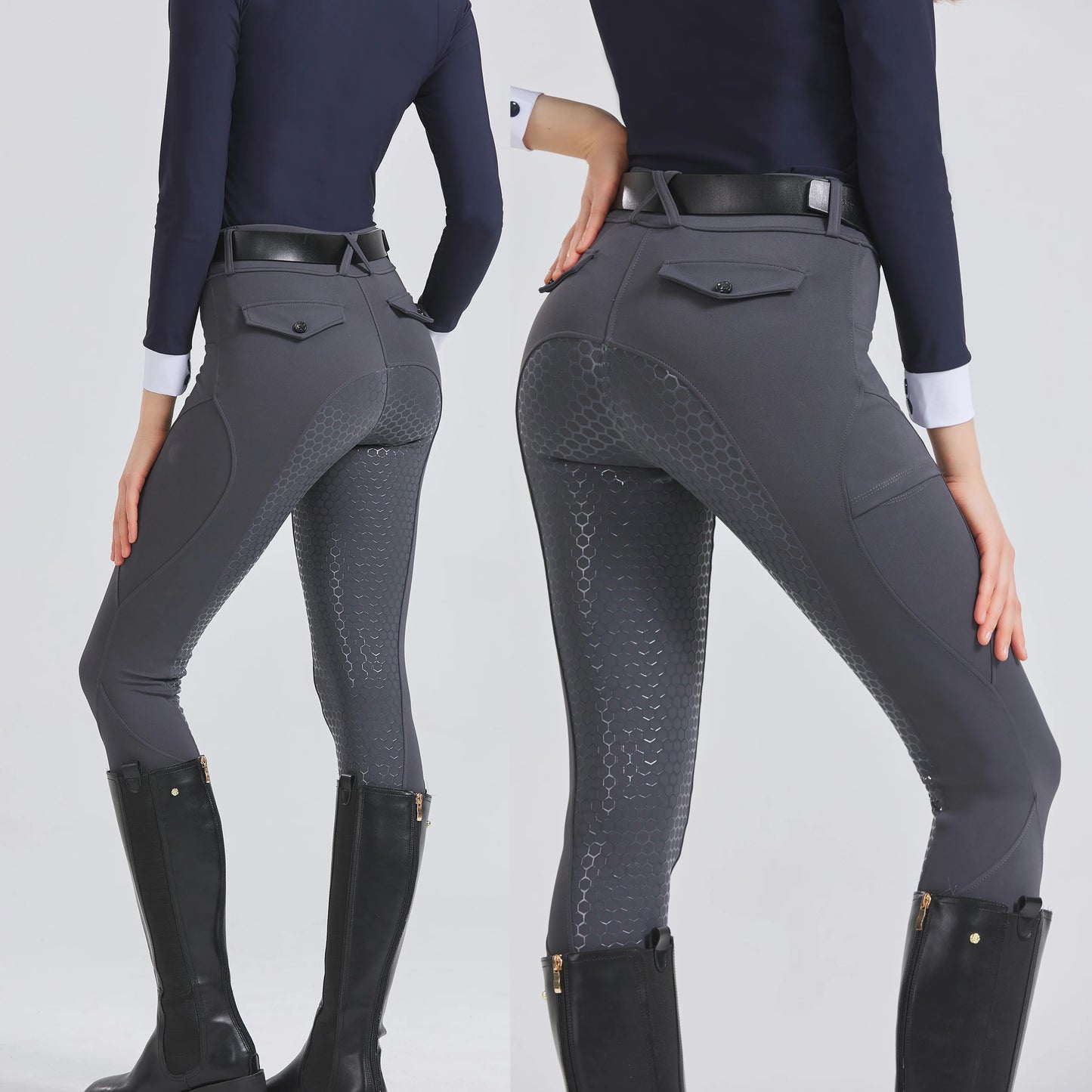 UURUUCN Four Seasons Breeches Riding Pants Silicone Anti Slip Wear Resistant