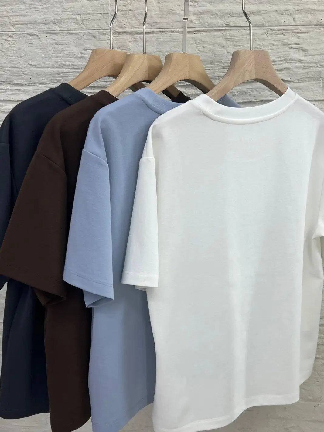 Horse cotton short sleeved T-shirt women's round neck versatile temperament elegant and clear slimming loose top