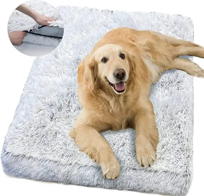 Detachable for Cleaning Small Dog Beds Ultra Soft Dog Beds Plush Dog Beds Cat Beds Suitable for Small Medium and Large Dog Beds