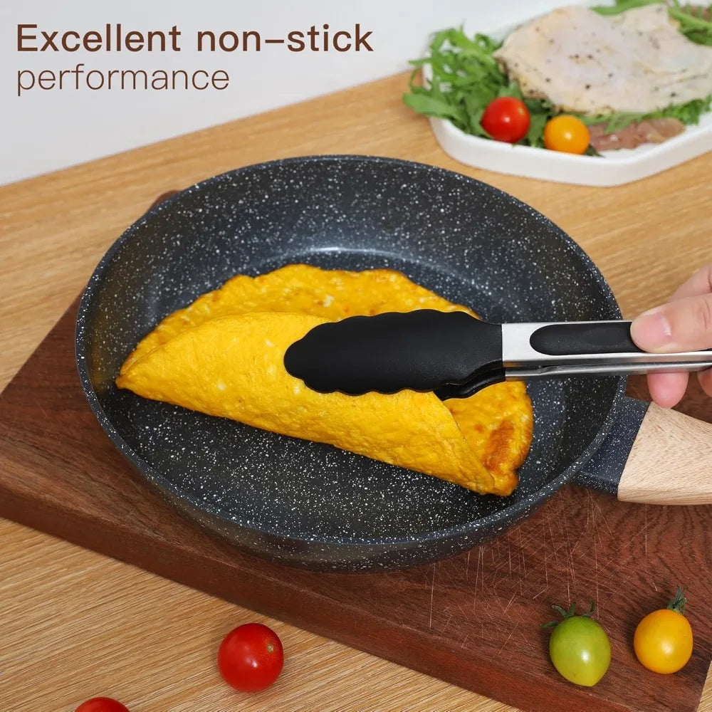 US Ceramic Nonstick Cookware Set Pots And Pans Kitchen