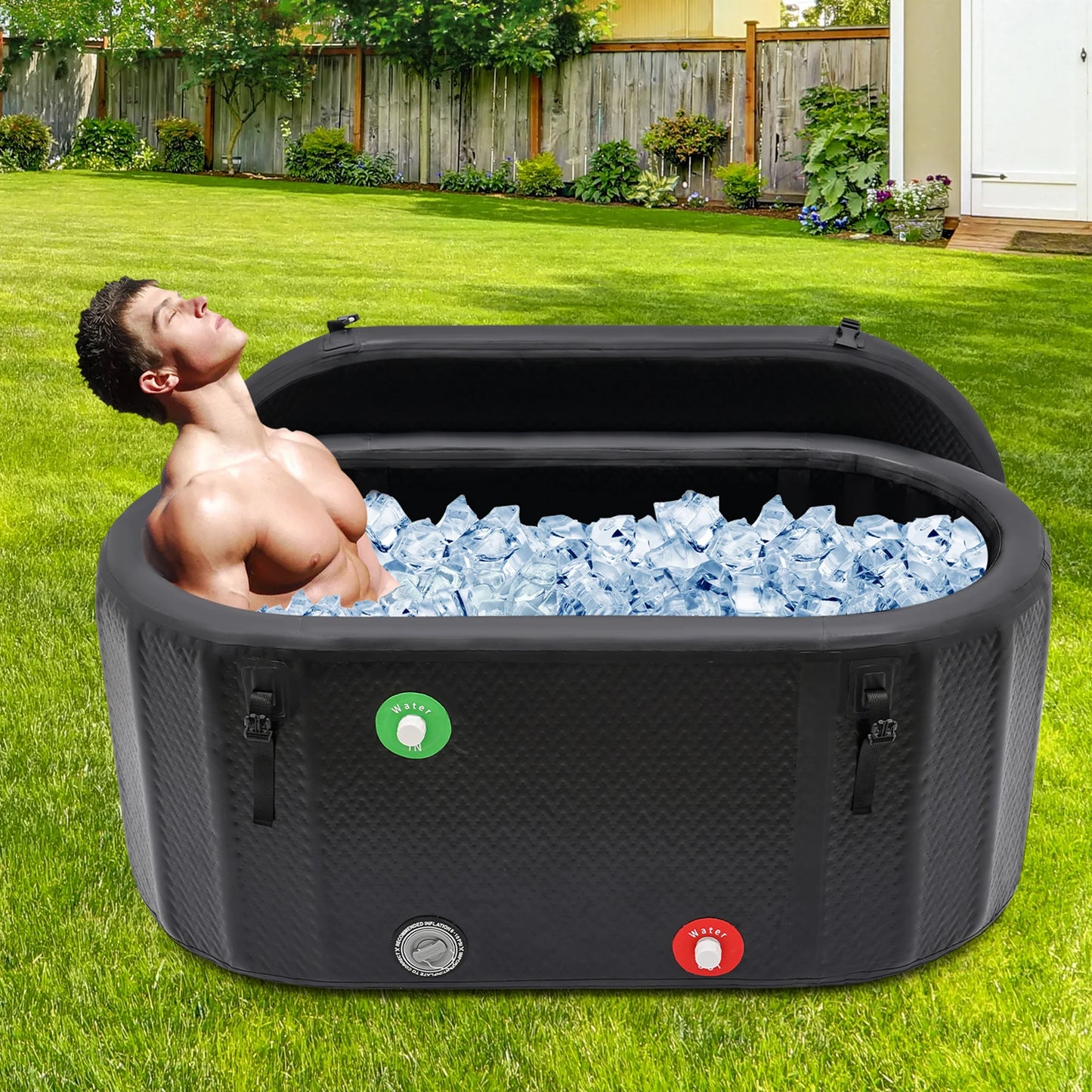 Inflatable Ice Bath Tub Portable Cold Plunge For Athletes