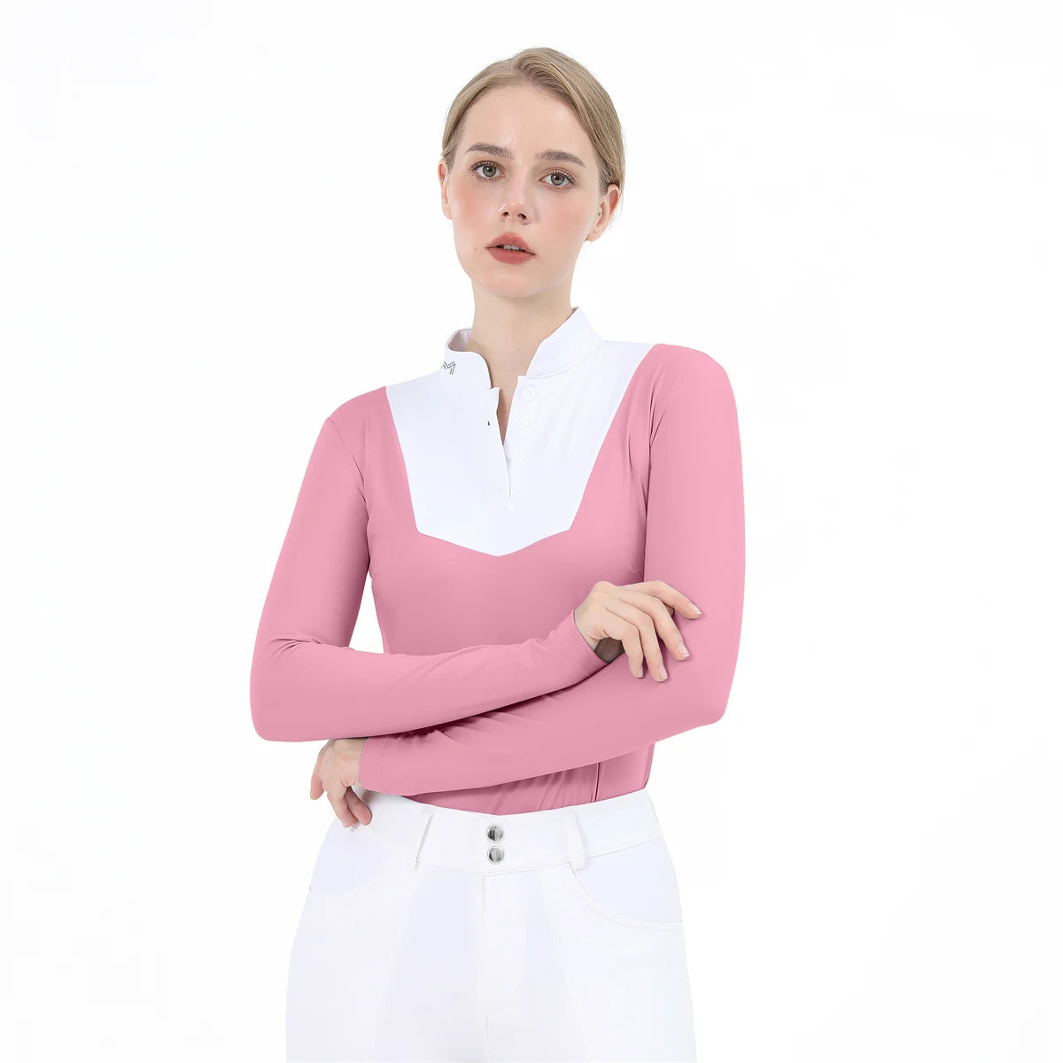 Women Equestrian Base Layer Long Sleeve Breathable Top