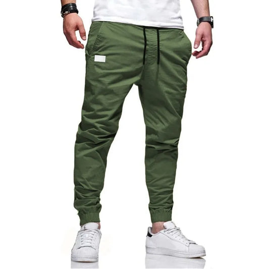 Men's Slim Fit Jogger Cargo Pants Multi Pocket Sweatwear