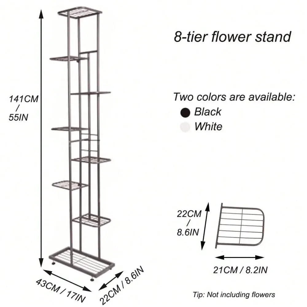 Metal Plant Stand For Indoor And Outdoor Use