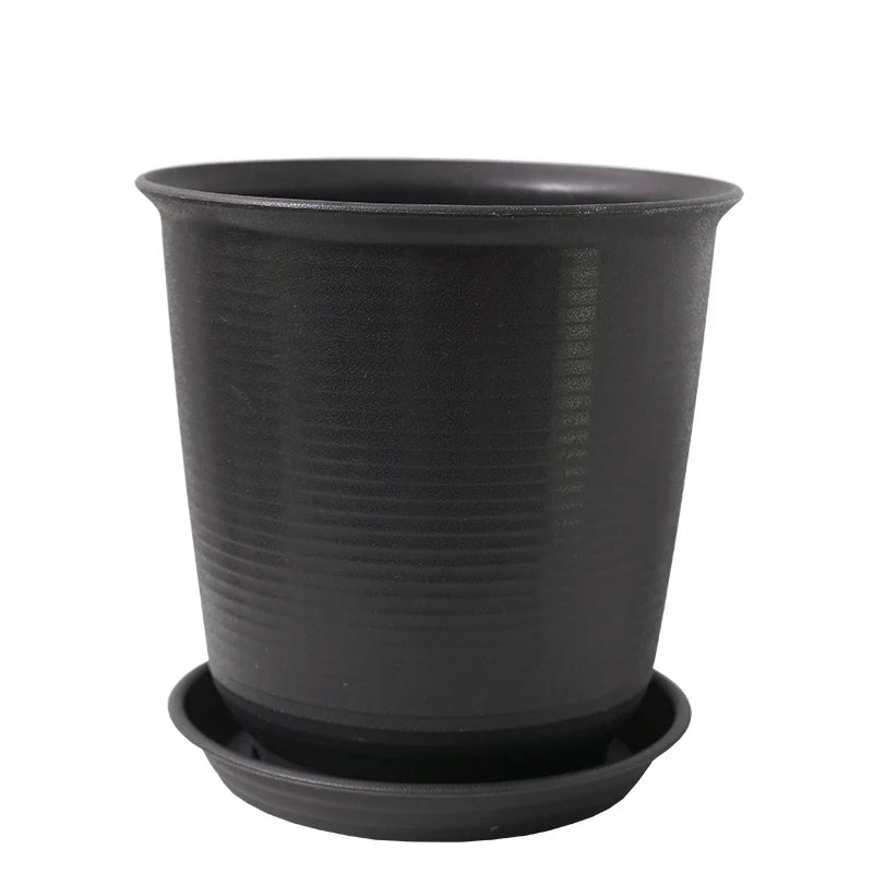 Eco-friendly Resin Nordic Style Plastic Flower Pots Large Size Succulent Plant Pots Indoor Outdoor Courtyard Simulation Ceramic